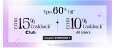 Get Up to 15% Cashback