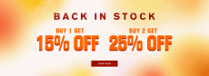 Get Buy 1 Get 15% Off